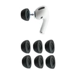 Comply Köpük Kulaklık Uçları, Apple AirPods Pro Generation 1 ve 2 için, Large, Siyah, 3 Çift, Üstün Konfor, Sarsılmaz Uyum, Haf - Seçenekler: Assorted (S/M/L), Small, Medium, Large, Assorted, Büyük...