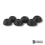 COMPLY Samsung Galaxy Buds2 Pro için Tasarlanmış Köpük Kulak Uçları | Üstün Konfor | Sarsılmaz Kesim | Küçük, 3 Çift, Siyah - Seçenekler: Small, Medium, Large, Assorted