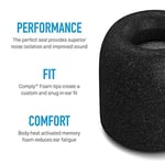 Comply TrueGrip Pro TW-200-C Kulaklık Ucu, S/M/L, 3 Çift, Siyah | Anker Soundcore, Sennheiser, JBL, SoundPEATS ve Daha Fazlası için, Üstün Konfor, Güvenli  - Seçenekler: Small, Medium, Assorted, Large
