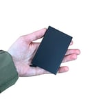 Contacts Yeni Nesil Minimalist Otomatik Mekanizmalı Akıllı Kartlık (Siyah)