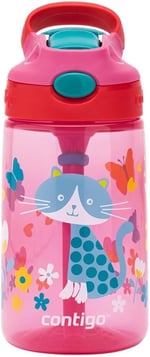 Contigo Gizmo Flip Kedicikler Tritan Çocuk Suluğu 420 mL Pembe