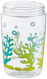 Contigo Yüzen Köpek Balığı Pipetli Tritan Bardak 470 ml, Mavi