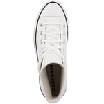Converse Bayan CTAS Lift Hi Black White spor ayakkabı Siyah Size: