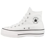 Converse Bayan CTAS Lift Hi Black White spor ayakkabı Siyah Size: