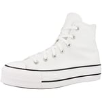Converse Bayan CTAS Lift Hi Black White spor ayakkabı Siyah Size: