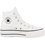 Converse Bayan CTAS Lift Hi Black White spor ayakkabı Siyah Size: