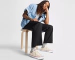 Converse Ctas Ox Natural ivory Kadın Günlük Ayakkabı 159485C Krem