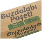 Cook Doğada Çözünür Buzdolabı Poşeti, Orta Boy, 24 x 38 cm, 30 Yaprak