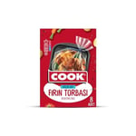 Cook Fırın Torbası, Standart Boy, 25 x 38 cm, 8 Yaprak, Polyester Telli