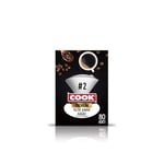 Cook Premium Filtre Kahve Kağıdı, Ebat 2, 80 Adet