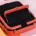 Cooker 1392-2 Çelik Hazneli 3 Bölmeli Beslenme Kutusu Lunchbox Sefer Tası - Turuncu