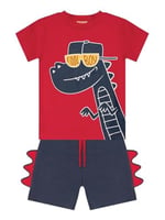Cool Dino Erkek Çocuk T-shirt Şort Takım