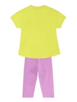 Cool Unicorn Kız Çocuk T-shirt Lila Tayt Takım