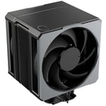 Cooler Master Hyper 612 Apex CPU hava soğutucu – 6 süper iletken ısı borusu (TDP 260 W), 2 x 120P 120 mm Mobius fan, kompakt soğutucu, RAM arızası yok – AMD ve Intel soket uyumlu