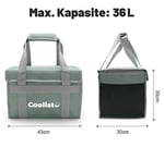 Coolist CL36LG 36 Litre Katlanabilir Termos Bez Çanta/Buzluk - Seçenekler: CL26LG, CL36LG, CL26C, CL36C, CL26R, CL36R, CL26B, CL36B...