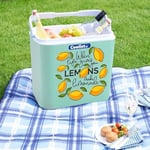 Coolist CLB30LM Limon Desenli Buzluk, 30 Litre + 3 Adet Buz Kaseti 400gr