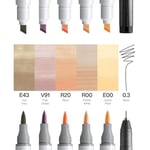 Copic Ciao 5+1 Set - Portrait colors 1