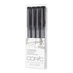 Copic İşaretleyiciler Çok Katmanlı İnce Pigment Esaslı Mürekkep, 4 Parça Set