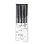 Copic İşaretleyiciler Çok Katmanlı İnce Pigment Esaslı Mürekkep, 4 Parça Set
