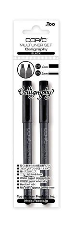 Copic Multiliner Classic Calligraphy 2 li Set (CS,CM)
