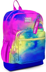 Coral High Dört Bölmeli Renkli Batik Desenli İlkokul Sırt Çantası - Kız Çocuk