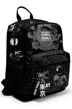 Coral High Dört Bölmeli Siyah Galaxy Ortaokul Çantası - Erkek Çocuk