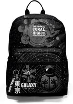 Coral High Dört Bölmeli Siyah Galaxy Ortaokul Çantası - Erkek Çocuk