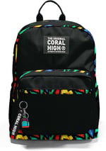 Coral High Dört Bölmeli Siyah Grafiti Ortaokul Çantası - Erkek Çocuk