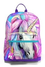 Coral High Dört Bölmeli Unicorn Ortaokul Çantası - Kız Çocuk