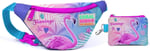Coral High Flamingo Baskılı Bel Çantası Seti - Kız Çocuk