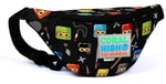 Coral High Kids Bel Çantası Ninja Desenli Siyah Erkek Çocuk 22581