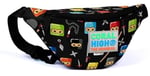 Coral High Kids Bel Çantası Ninja Desenli Siyah Erkek Çocuk 22581