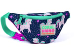 Coral High Kids Bel Çantası Unicorn Desenli - Lacivert - Kız Çocuk 22567