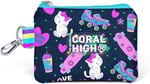 Coral High Kids Lacivert Pembe Kedili Paten Desenli Bozuk Para Çantası 21917