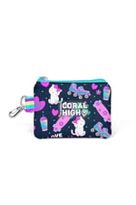 Coral High Kids Lacivert Pembe Kedili Paten Desenli Bozuk Para Çantası 21917