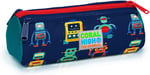 Coral High Kids Lacivert Robot Üç Bölmeli Kalem Çantası - Erkek