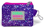 Coral High Kids Mor Mavi Pembe Kalp Desenli Bozuk Para Çantası 21840
