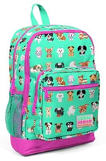 Coral High Kids Su Yeşili Köpek Desenli Dört Bölmeli Okul Sırt Çantası 23465