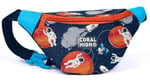 Coral High Lacivert Mavi Astronot Baskılı Erkek Çocuk Bel Çantası
