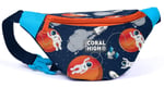 Coral High Lacivert Mavi Astronot Baskılı Erkek Çocuk Bel Çantası