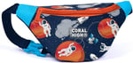 Coral High Lacivert Mavi Astronot Baskılı Erkek Çocuk Bel Çantası