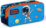 Coral High Lacivert Mavi Astronot Erkek Çocuk Beslenme Çantası Seti