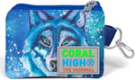 Coral High Mavi Kurt Desenli Bozuk Para Çantası - Erkek Çocuk