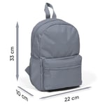 Coral High Minik Yuva Sırt Çantası Lavanta Su Yeşili Unicorn Desenli İki Bölmeli 23529