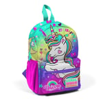 Coral High Minik Yuva Sırt Çantası Lavanta Su Yeşili Unicorn Desenli İki Bölmeli 23529