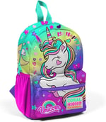 Coral High Minik Yuva Sırt Çantası Lavanta Su Yeşili Unicorn Desenli İki Bölmeli 23529