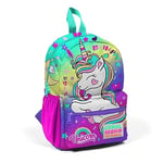 Coral High Minik Yuva Sırt Çantası Lavanta Su Yeşili Unicorn Desenli İki Bölmeli 23529