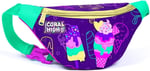 Coral High Mor Pembe Dondurma Baskılı Kız Çocuk Bel Çantası