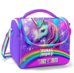 Coral High Mor Simli Unicorn Isı Yalıtımlı Beslenme Çantası - Kız Çocuk