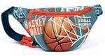 Coral High Nefti Turuncu Basketbol Baskılı Erkek Çocuk Bel Çantası